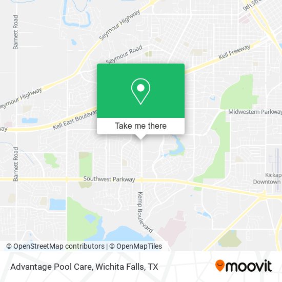 Advantage Pool Care map