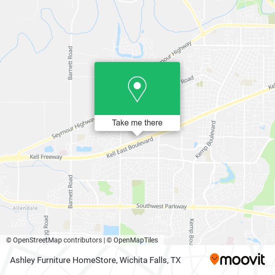 Mapa de Ashley Furniture HomeStore