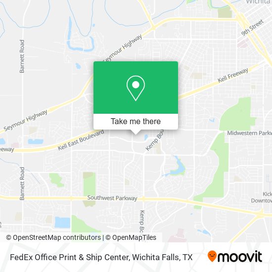 FedEx Office Print & Ship Center map