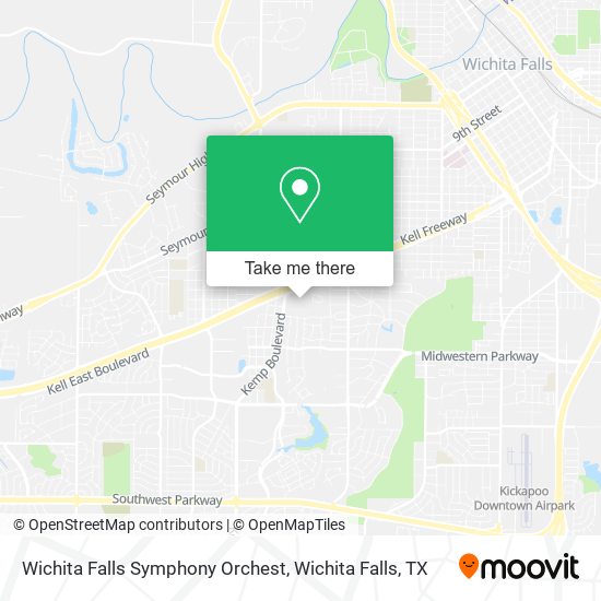 Mapa de Wichita Falls Symphony Orchest
