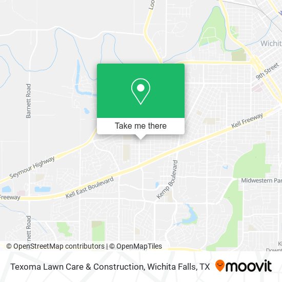 Mapa de Texoma Lawn Care & Construction