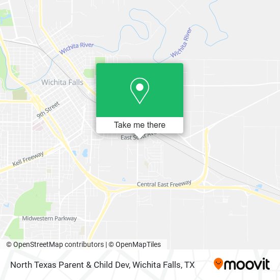 North Texas Parent & Child Dev map