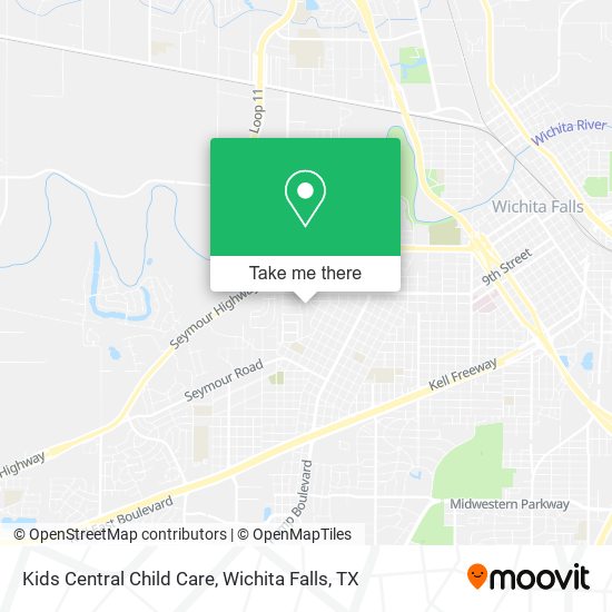 Kids Central Child Care map