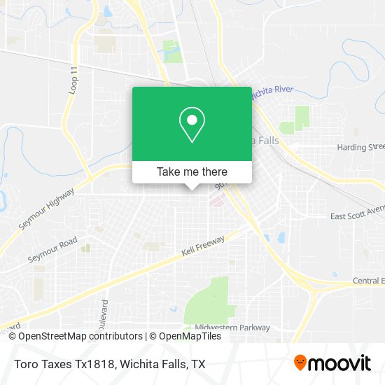 Toro Taxes Tx1818 map