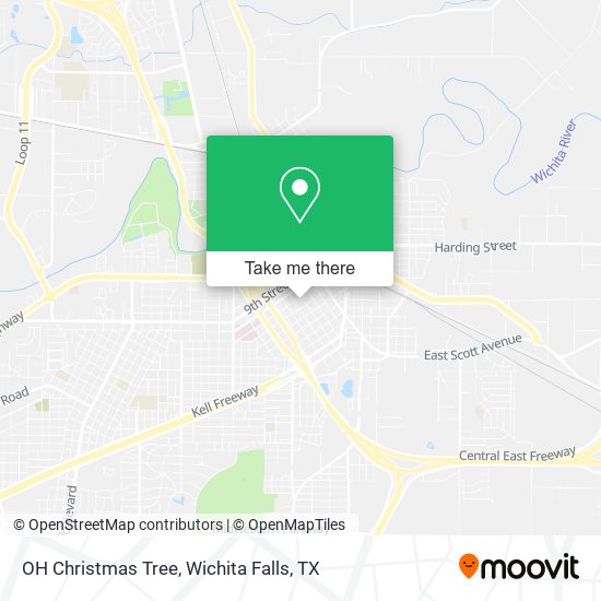 OH Christmas Tree map