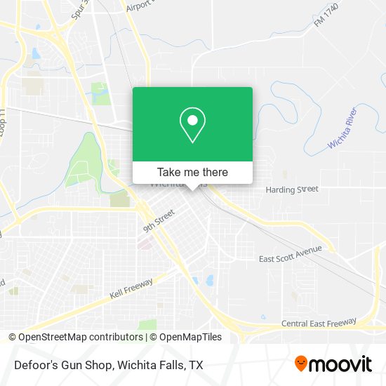 Defoor's Gun Shop map