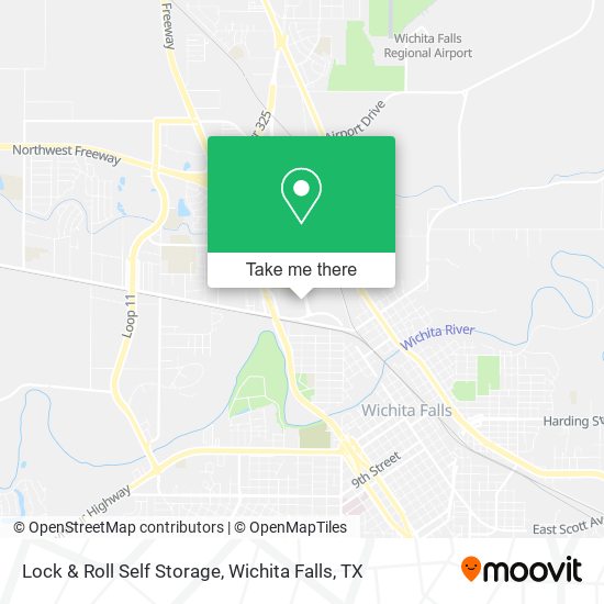 Mapa de Lock & Roll Self Storage