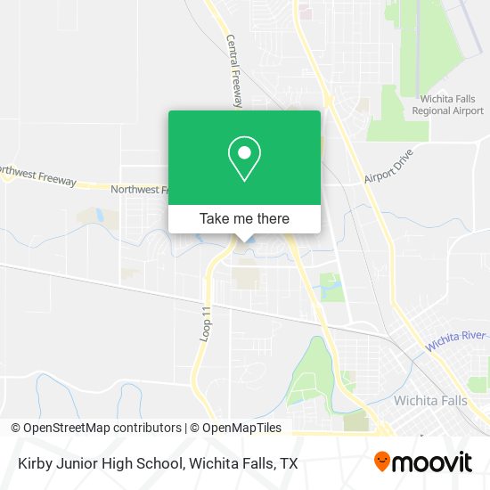 Kirby Junior High School map