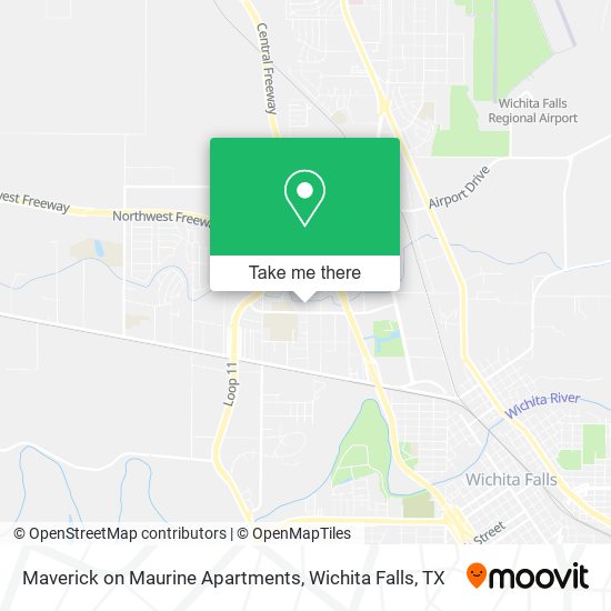 Maverick on Maurine Apartments map