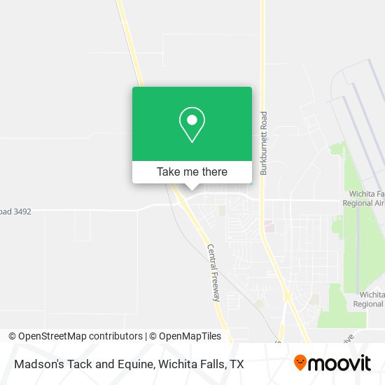 Madson's Tack and Equine map
