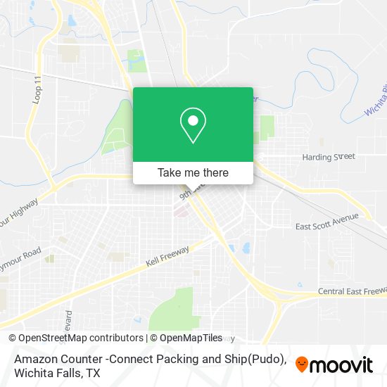 Mapa de Amazon Counter -Connect Packing and Ship(Pudo)