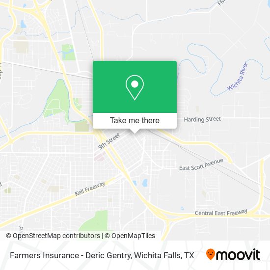 Mapa de Farmers Insurance - Deric Gentry