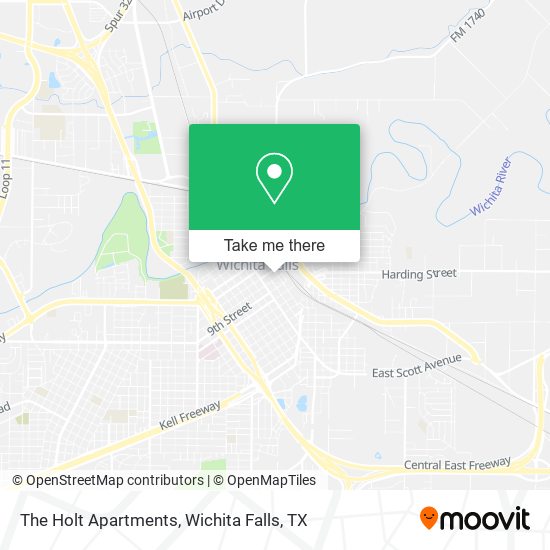 Mapa de The Holt Apartments