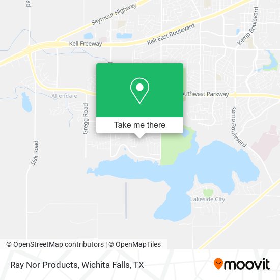 Ray Nor Products map