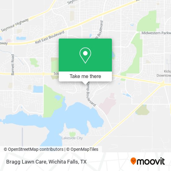 Bragg Lawn Care map