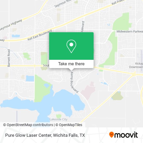 Pure Glow Laser Center map