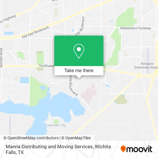 Manna Distributing and Moving Services map