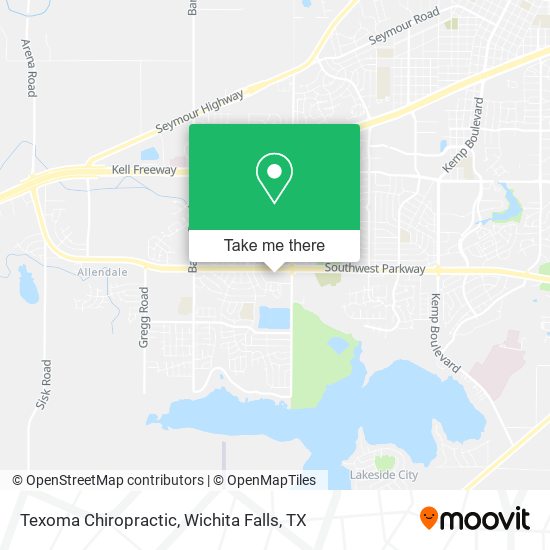 Mapa de Texoma Chiropractic