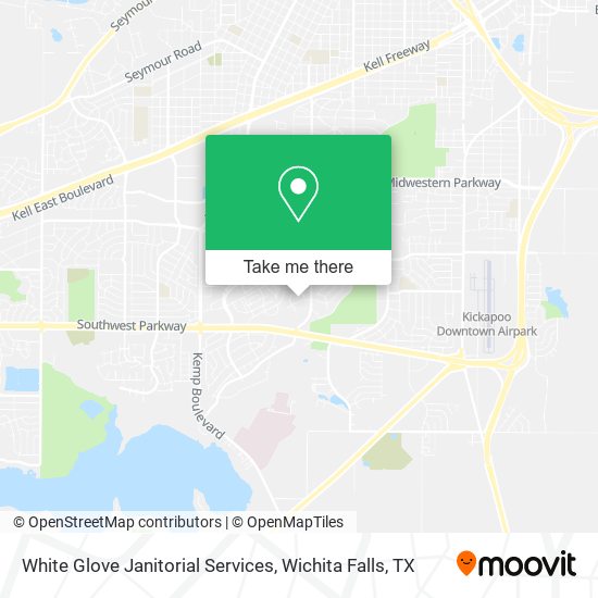 White Glove Janitorial Services map