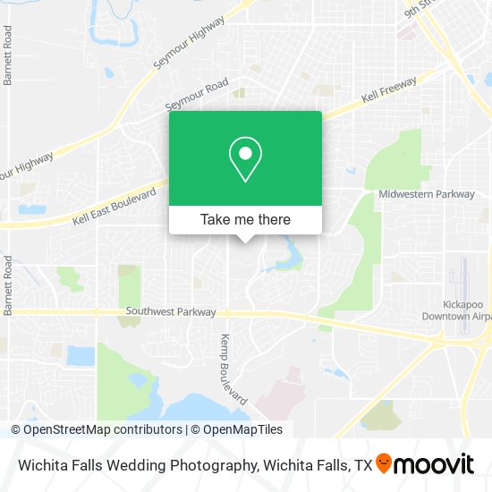 Wichita Falls Wedding Photography map