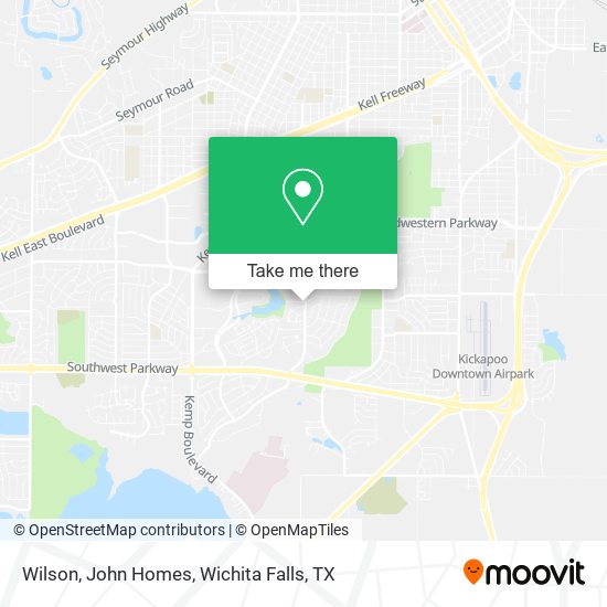 Wilson, John Homes map