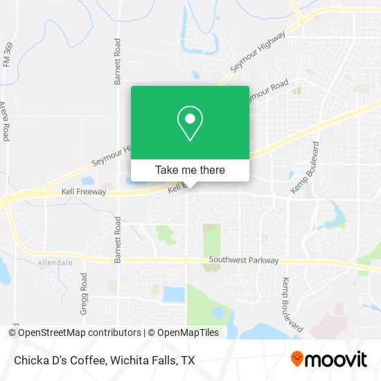 Chicka D's Coffee map