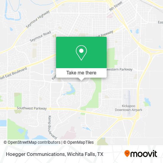 Hoegger Communications map