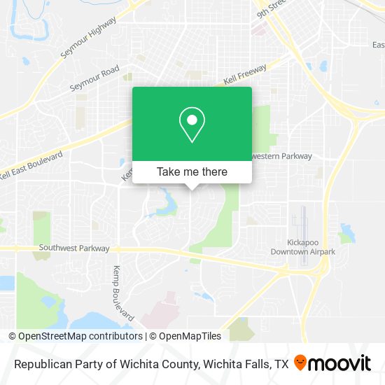 Republican Party of Wichita County map