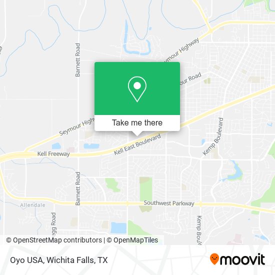 Oyo USA map