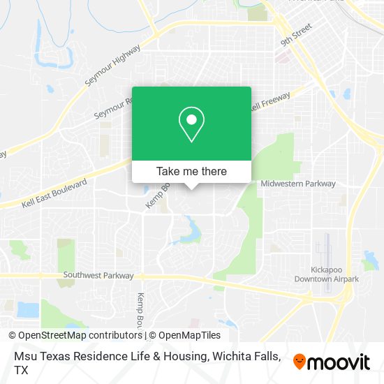 Mapa de Msu Texas Residence Life & Housing