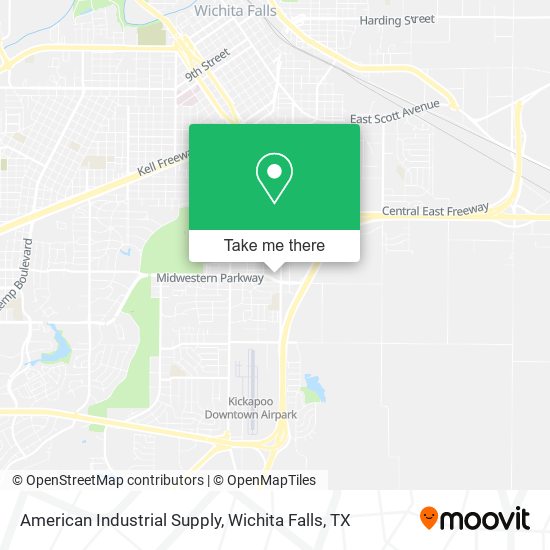 American Industrial Supply map