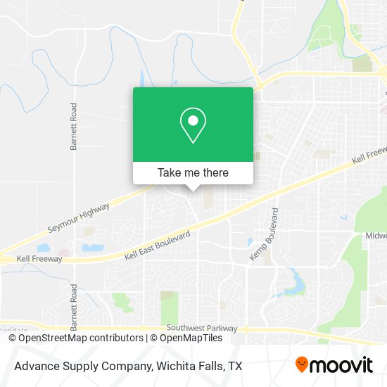 Advance Supply Company map