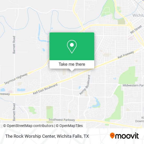 The Rock Worship Center map