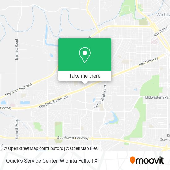 Quick's Service Center map