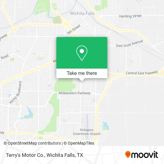 Terry's Motor Co. map