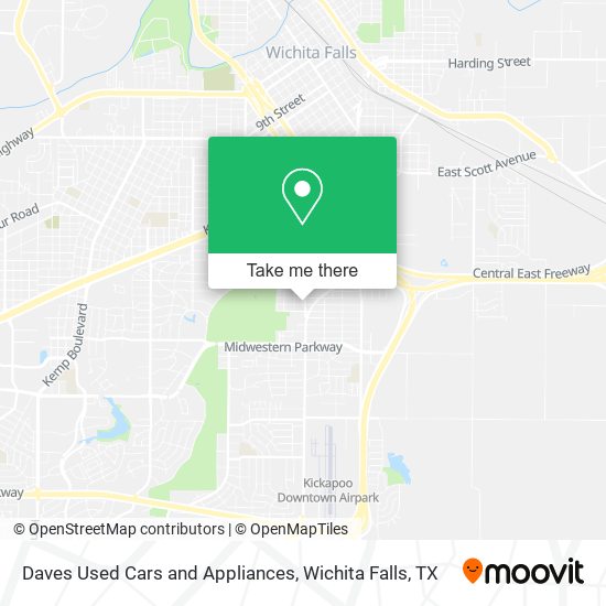 Daves Used Cars and Appliances map