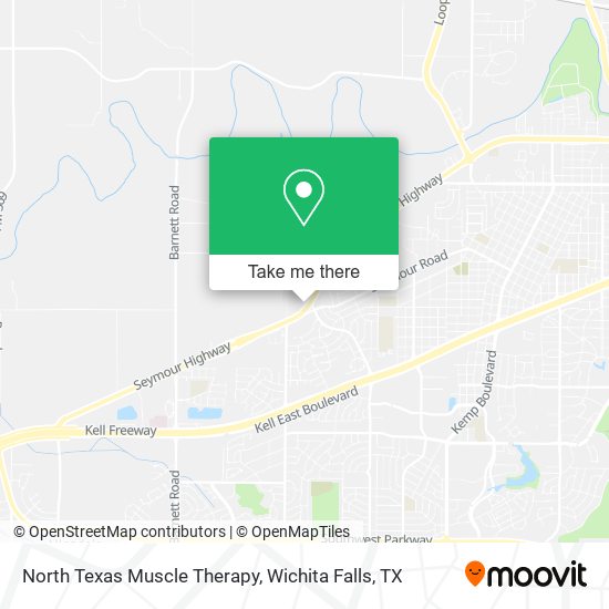 North Texas Muscle Therapy map