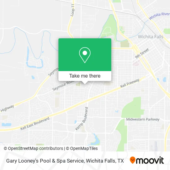Gary Looney's Pool & Spa Service map