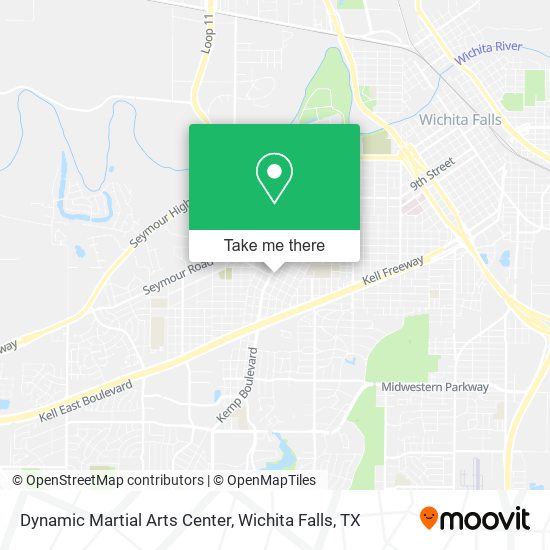 Dynamic Martial Arts Center map