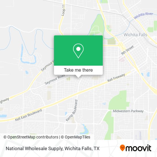 National Wholesale Supply map