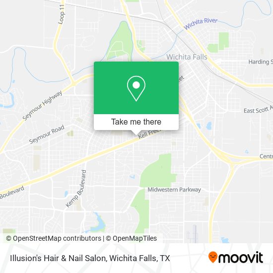 Illusion's Hair & Nail Salon map