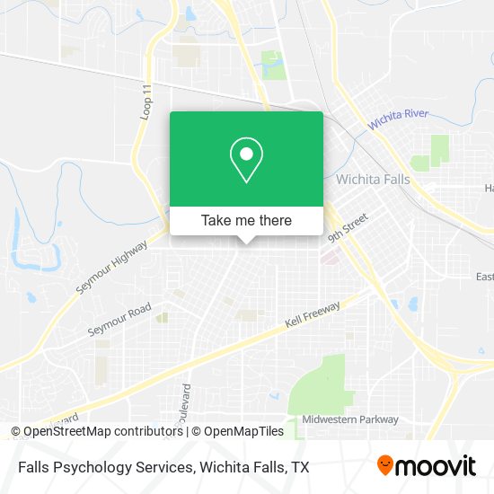 Mapa de Falls Psychology Services