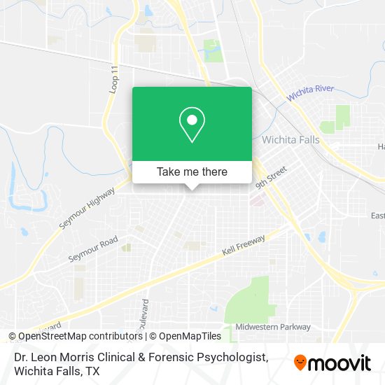 Mapa de Dr. Leon Morris Clinical & Forensic Psychologist