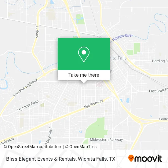Mapa de Bliss Elegant Events & Rentals