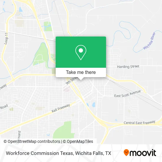 Workforce Commission Texas map