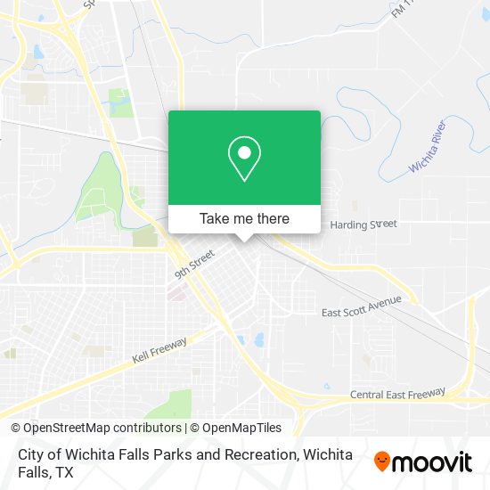 City of Wichita Falls Parks and Recreation map