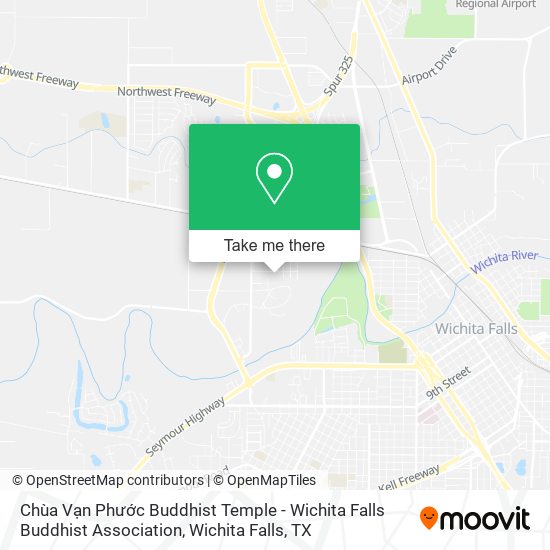 Chùa Vạn Phước Buddhist Temple - Wichita Falls Buddhist Association map