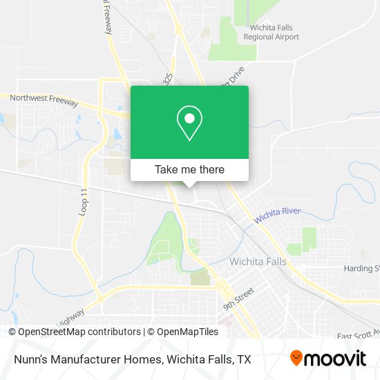 Nunn's Manufacturer Homes map