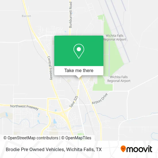 Brodie Pre Owned Vehicles map