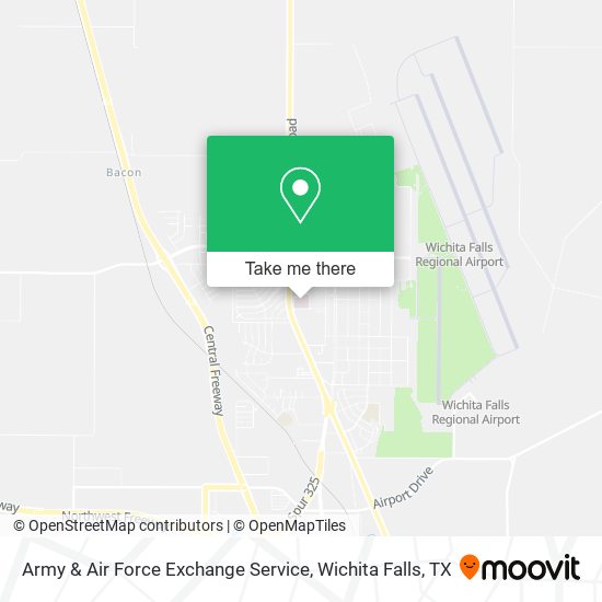 Army & Air Force Exchange Service map